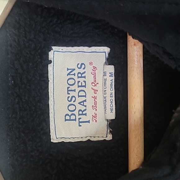 Boston Traders Fleece Shacket, Size M, Maroon, Grey, Black Plaid, Flannel, Soft - Picture 3 of 5